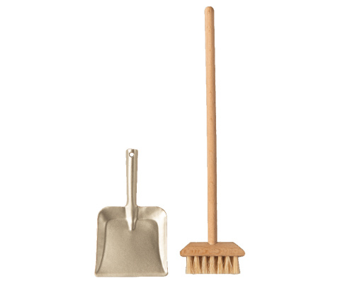 Maileg Miotła i szufelka Akcesoria dla lalek - Broom set