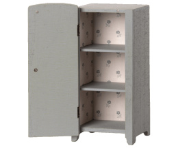 Maileg Szafa - Akcesoria dla lalek - Miniature closet - Grey/mint