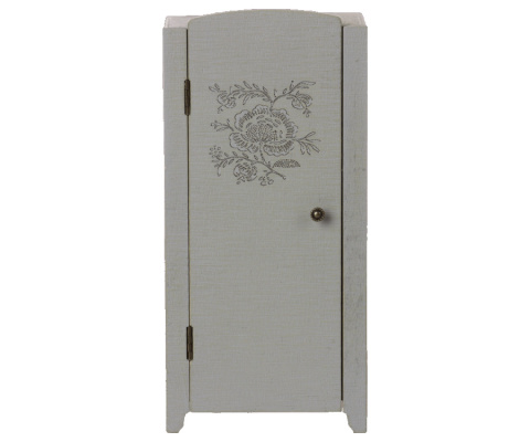 Maileg Szafa - Akcesoria dla lalek - Miniature closet - Grey/mint
