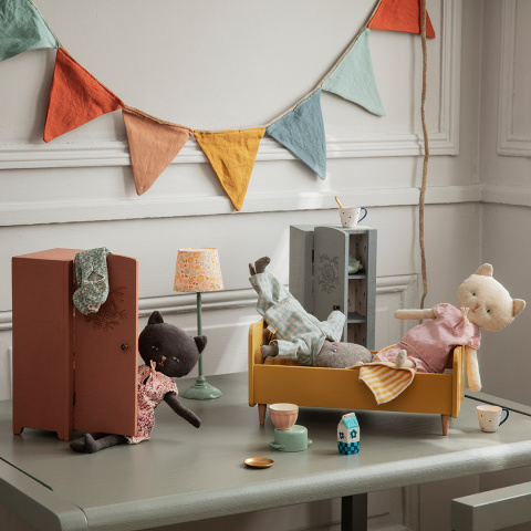 Maileg Szafa - Akcesoria dla lalek - Miniature closet - Dusty Rose