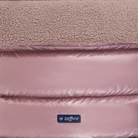 ZAFFIRO dwuczęściowe mufki 2w1 do wózka LAMA BLUSH