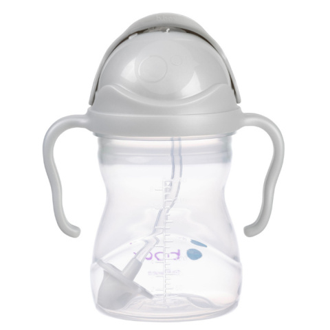 B.box Bidon ze słomką 240 ml Szary