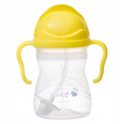 B.box Bidon ze słomką 240 ml, cytrynowy