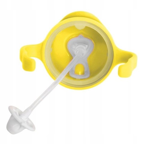 B.box Bidon ze słomką 240 ml, cytrynowy