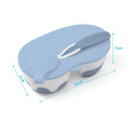 BABYONO Miseczka dla dzieci i niemowląt dwukomorowa z łyżeczką