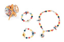 Janod Zestaw do tworzenia biżuterii Drewniane koraliki TUKANY