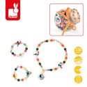 Janod Zestaw do tworzenia biżuterii Drewniane koraliki TUKANY