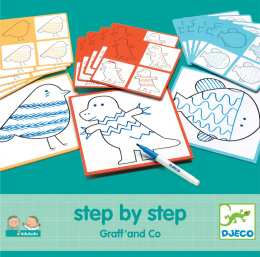 Djeco Eduludo Krok po kroku GRAFF & Co DJ08324