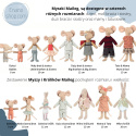 Maileg Myszka wróżka - Little Fairy mouse - kolor miętowy