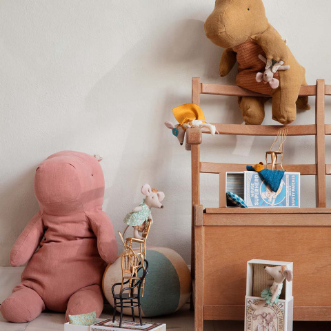 Maileg Myszka w pudełku od zapałek - młodszy brat superbohater