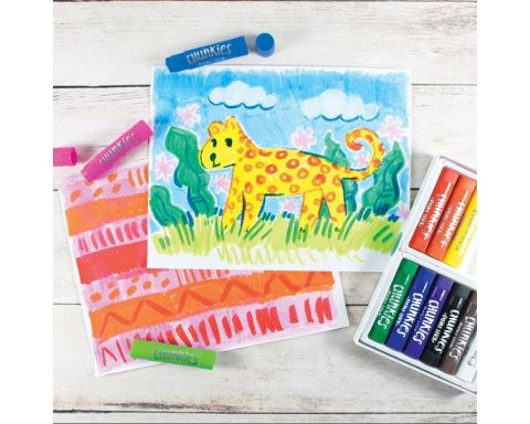 Ooly Farba w Kredce 12 szt. Chunkies Paint Sticks