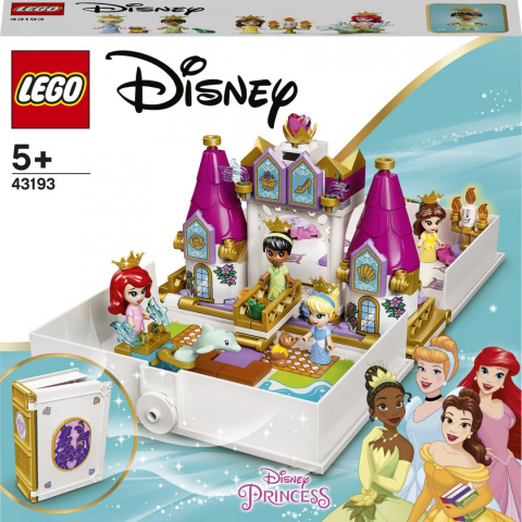 Lego DISNEY Klocki Książka z przygodami Arielki, Belli, Kopciuszka i Tiany