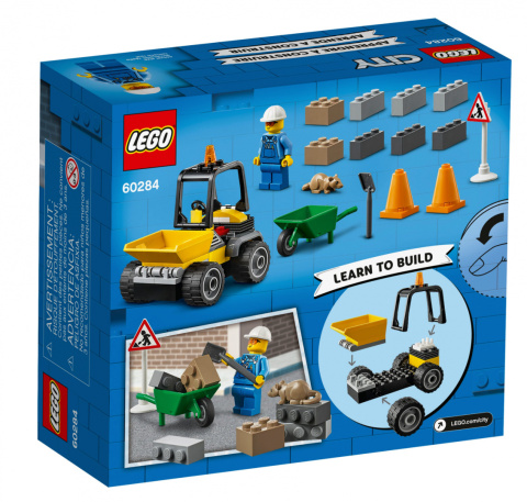 Lego CITY 60284 Pojazd do robót drogowych