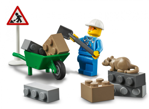 Lego CITY 60284 Pojazd do robót drogowych