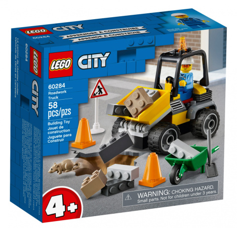 Lego CITY 60284 Pojazd do robót drogowych