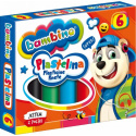 Plastelina 6 kolorów BAMBINO