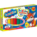 Plastelina kwadratowa 10 kolorów BAMBINO