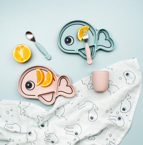 Done by Deer Talerzyk z Przyssawką Wally Blue