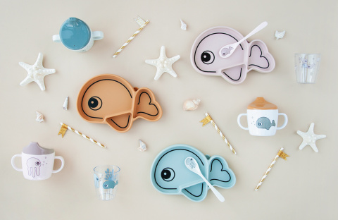 Done by Deer Talerzyk z Przyssawką Wally Blue