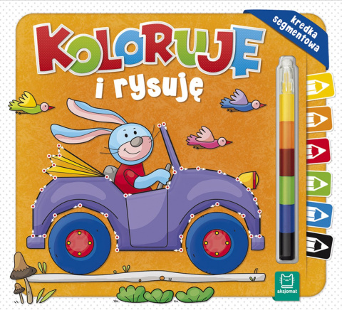 Kolorowanka Koloruję i rysuję + Kredka segmentowa