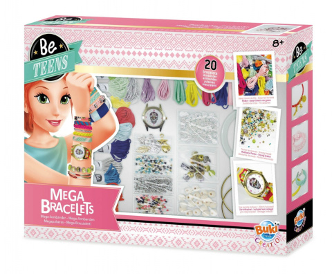 Buki Zrób to sam - MEGA ZESTAW DO BRANSOLETEK BE003