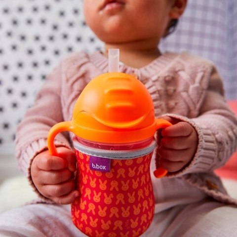 B.box Bidon ze słomką 240 ml, kobaltowy