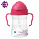 B.box Bidon ze słomką 240 ml, malinowy