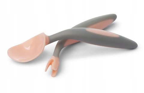 B.box Pierwsze sztućce dla dzieci-łyżeczka, widelec+etui - Gelato Tutti Frutti