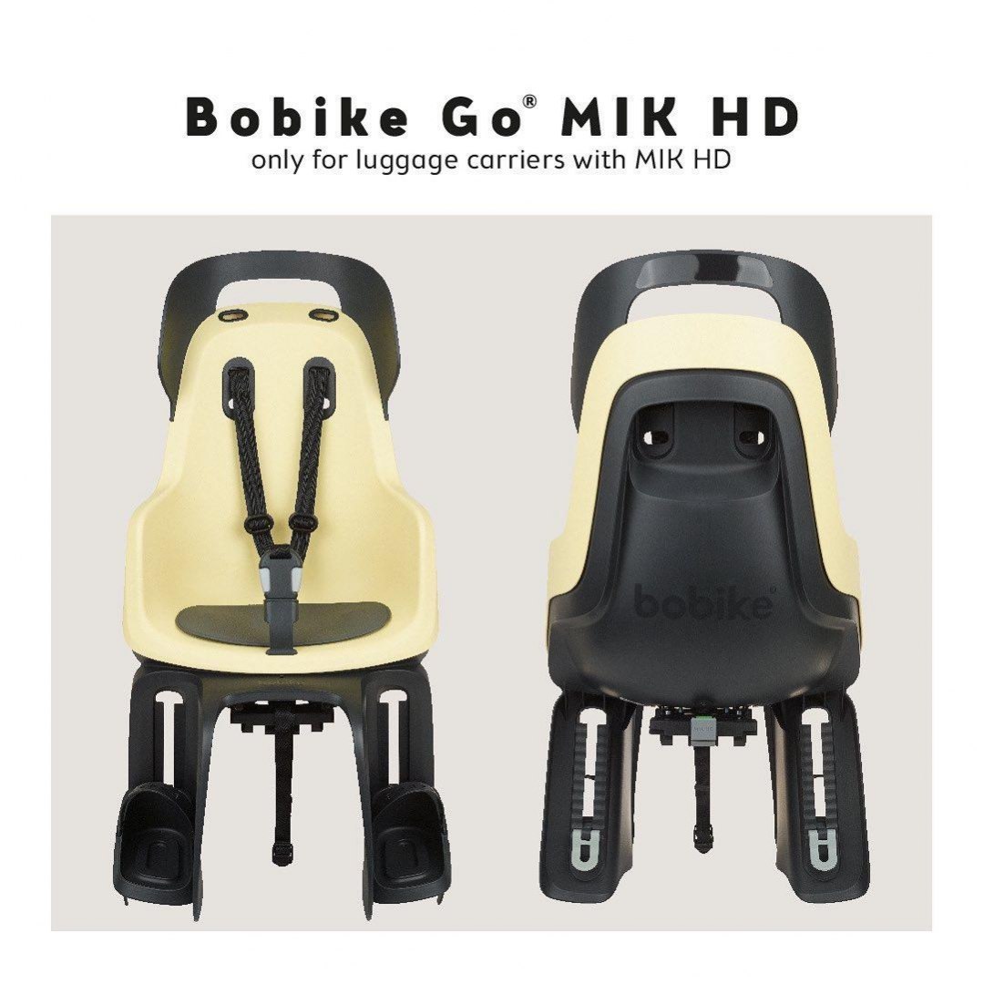 Fotelik row.Bobike GO bagażnik MIK HD Lemon Sorbet