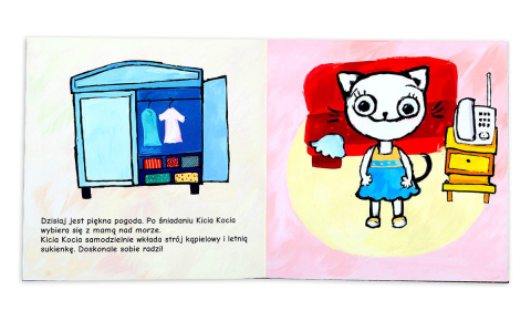 Kicia Kocia na plaży