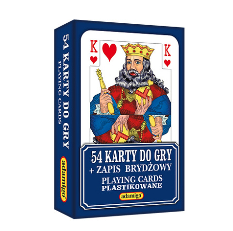 Adamigo Karty do gry talia 54szt