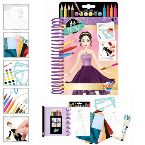 Buki Szkicownik projektowania STROJE WIECZOROWE