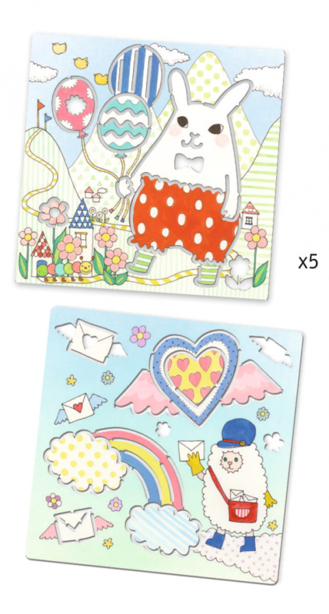 Djeco Szablony do odrysowania JEDNOROŻCE DJ08862