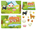 Kukuryku Układanka magnetyczna mała farma | wiek 3+