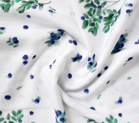 Lullalove Szczotka z wł. koziego z myjką - jagódki