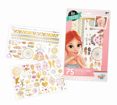Buki - Tatuaże metaliczne 75 sztuk TA002