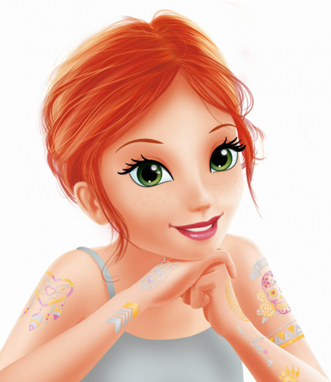 Buki - Tatuaże metaliczne 75 sztuk TA002