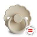 FRIGG Smoczek 0-6m Daisy Kauczuk Cream - Rozmiar 1