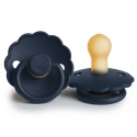 FRIGG Smoczek 0-6m Daisy Kauczuk Dark Navy - Rozmiar 1