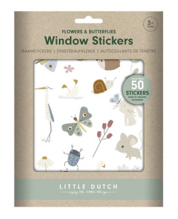 Little Dutch Naklejki na okno Flowers & Butterflies 120051
