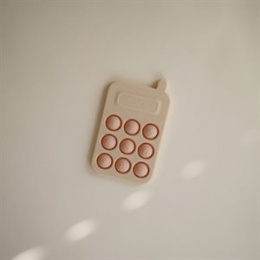 Mushie Phone Press Toy Blush