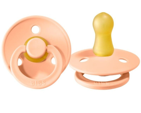 BIBS PEACH SUNSET S Smoczek 0-6m Uspokajający kauczuk Hevea
