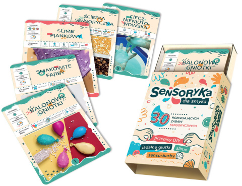 Sensoryka dla smyka. 30 rozwijających zabaw sensorycznych