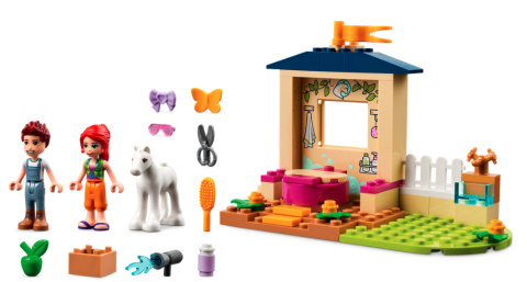 Lego FRIENDS 41696 Kąpiel dla kucyków w stajni