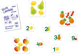 Adamigo LICZĘ I DODAJĘ 2 gry edukacyjne wiek 5+