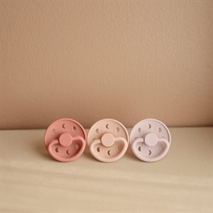 FRIGG Smoczek 0-6m Moon Kauczuk Blush - Rozmiar 1