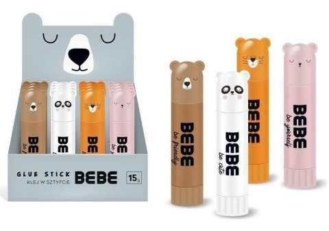 Klej w sztyfcie 1 SZTUKA - 15g BB Friend 4 wzory