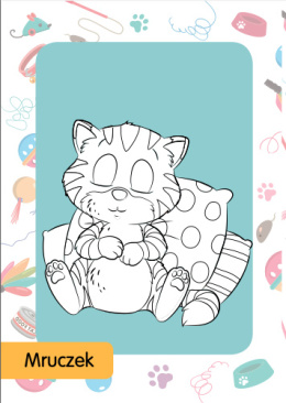 Kolorowanka z tatuażami - Kotki