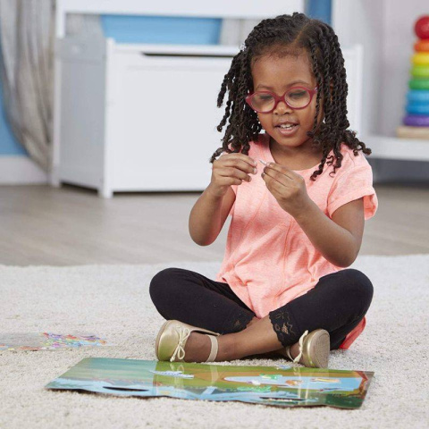 Melissa & Doug Naklejki wielokrotnego użytku 3D wypukłe DINOZAURY