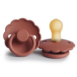 FRIGG Smoczek 0-6m Daisy Kauczuk Baked Clay - Rozmiar 1